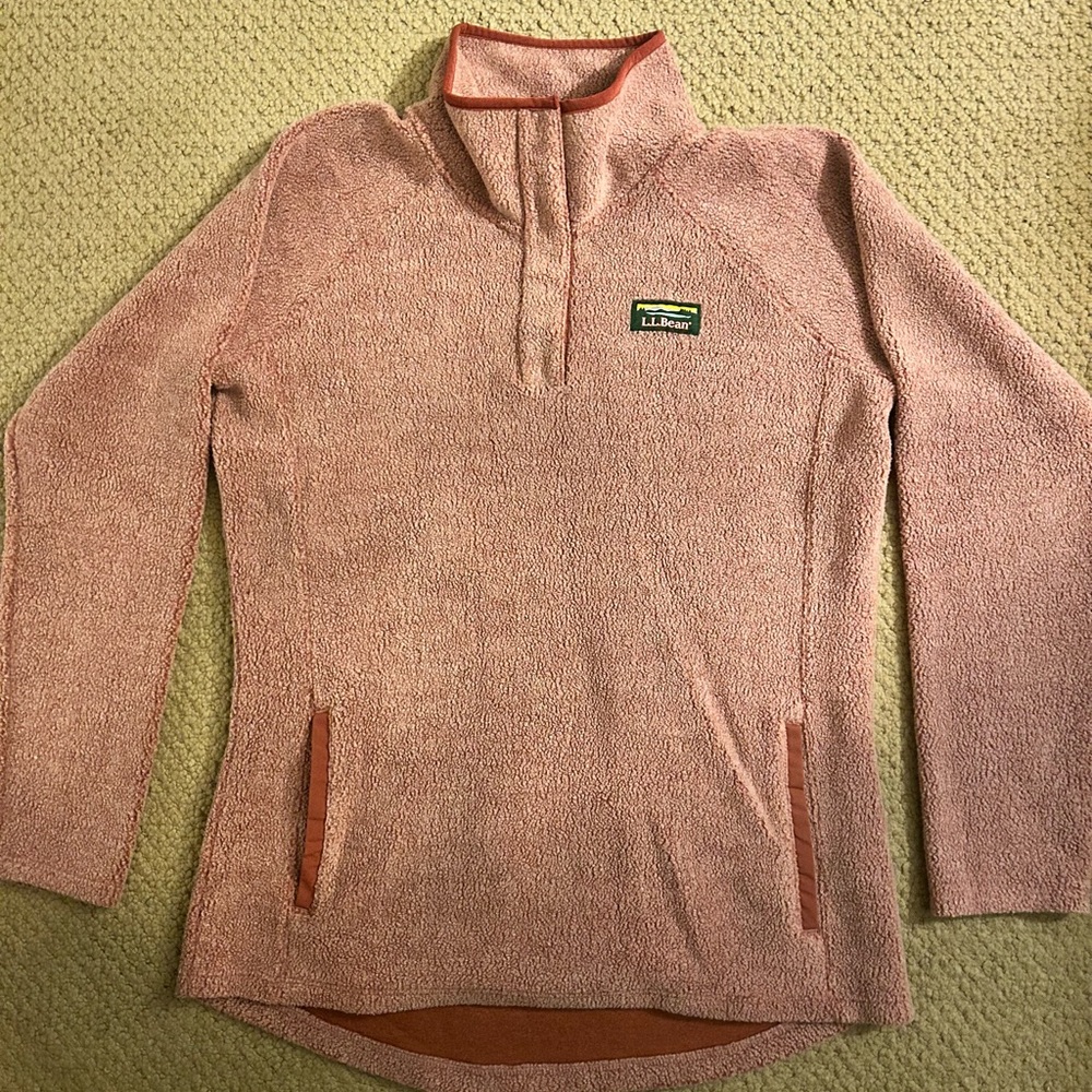 L.L. Bean Dusty Rose Fleece